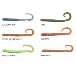 Soft Plastics Berkley Gulp Turtleback Worm 7"in Soft Plastic Fishing Lures