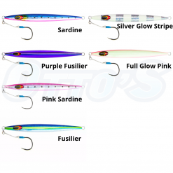 Nomad Design Micro Jigs Fishing Lures Nomad Streaker Jigs 120g