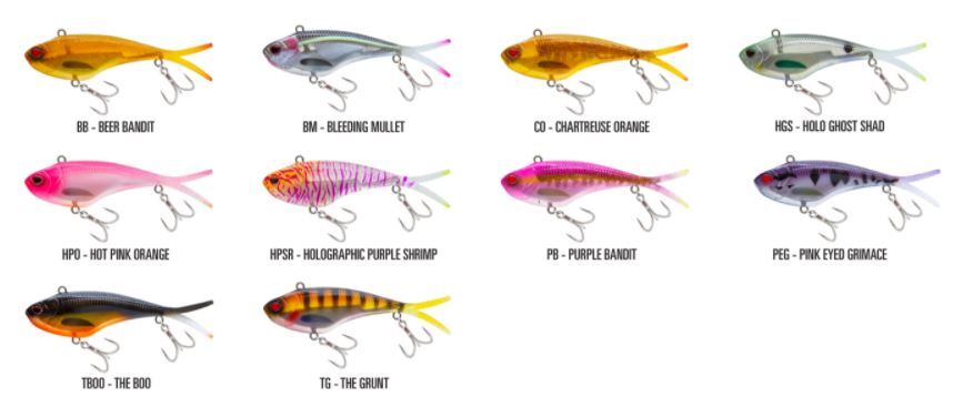 Blades & Vibes Nomad Design VERTREX MAX 75mm 11g Soft Vibe Fishing Lure 3 Blades & Vibes Nomad Design VERTREX MAX 75mm 11g Soft Vibe Fishing Lure