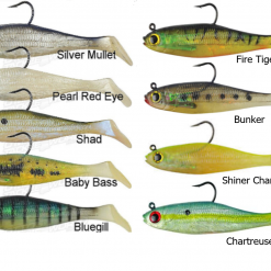 Soft Plastics Berkley Powerbait Swim Shad 6" Soft Plastic Fishing Lures