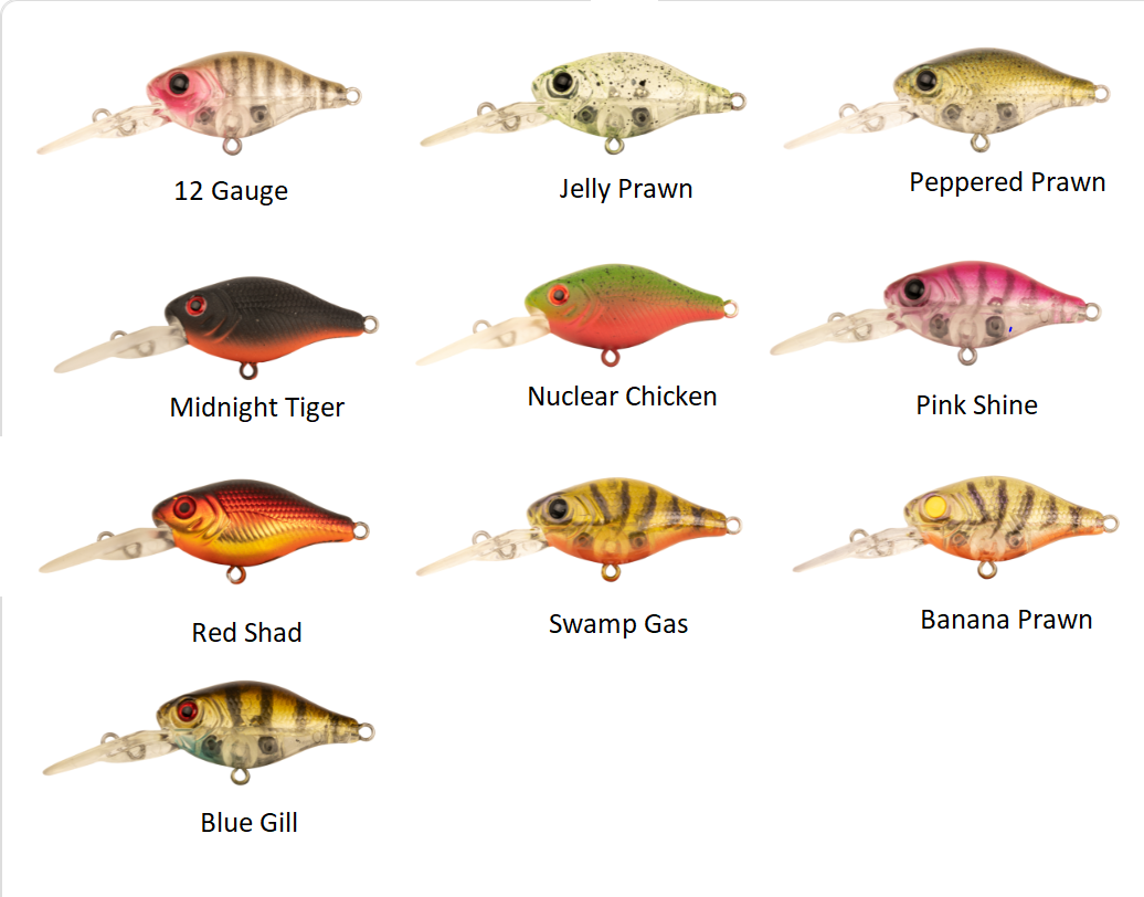 Hard Bodied Lures Berkley Pro Tech 38mm Brimz Deep Diving Hardbody 3 Hard Bodied Lures Berkley Pro Tech 38mm Brimz Deep Diving Hardbody