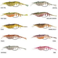 Soft Plastics Berkley Shimma Shrimp Weedless 150mm Prawn Soft Plastic Vibe Fishing Lure