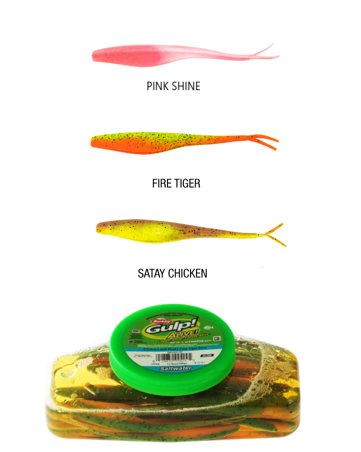 Soft Plastics Berkley Gulp Alive 7" Jerk Shad Soft Plastic Lure - In Tub 3 Soft Plastics Berkley Gulp Alive 7" Jerk Shad Soft Plastic Lure - In Tub